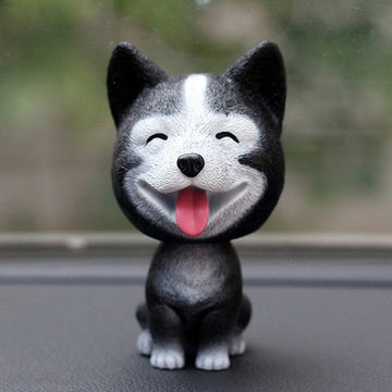 Smiling Husky Love Bobble Head 360x