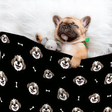 Load image into Gallery viewer, Smiling Lhasa Apso Delight Blanket for Dog-Pet Furniture-13