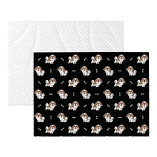 Load image into Gallery viewer, Smiling Lhasa Apso Love Blanket for Dog-Pet Furniture-7