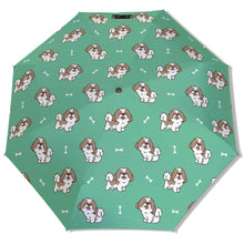 Load image into Gallery viewer, Smiling Lhasa Apso Love Umbrella-Daily Accessories-1
