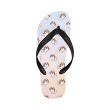 Load image into Gallery viewer, Smiling Lhasa Apso Love Unisex Slippers - 9 Colors-Footwear-Accessories,Dog Dad Gifts,Dog Mom Gifts,Lhasa Apso,Slippers-Blush Horizon-S-25