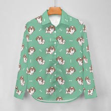 Load image into Gallery viewer, Smiling Lhasa Apso Love Women's Shirt-13