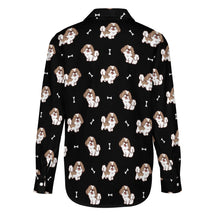 Load image into Gallery viewer, Smiling Lhasa Apso Love Women's Shirt-30