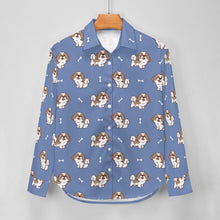 Load image into Gallery viewer, Smiling Lhasa Apso Love Women's Shirt-9
