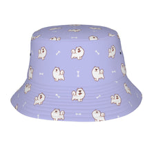 Load image into Gallery viewer, Smiling Samoyed Love Bucket Hat-Hats &amp; Caps-Lavender Purple-One Size-41