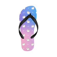 Load image into Gallery viewer, Smiling Samoyed Love Unisex Slippers - 7 Gradients-Black2-S-3