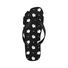 Load image into Gallery viewer, Smiling Samoyed Love Unisex Slippers - 7 Gradients-Black8-S-20