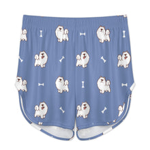 Load image into Gallery viewer, Smiling Samoyed Love Women's Cami and Shorts Pajama Set-16