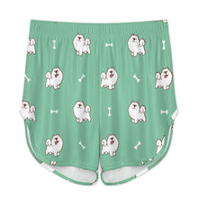 Load image into Gallery viewer, Smiling Samoyed Love Women's Cami and Shorts Pajama Set-20