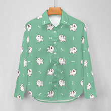 Load image into Gallery viewer, Smiling Samoyed Love Women&#39;s Shirt-14