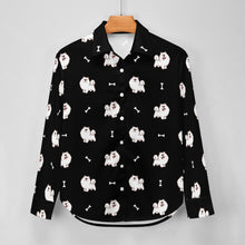 Load image into Gallery viewer, Smiling Samoyed Love Women&#39;s Shirt-29