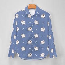 Load image into Gallery viewer, Smiling Samoyed Love Women&#39;s Shirt-9