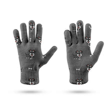 Load image into Gallery viewer, Smiling Schnauzer Delight Touch Screen Gloves-Accessories-Accessories,Dog Dad Gifts,Dog Mom Gifts,Gloves-12