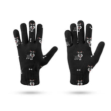 Load image into Gallery viewer, Smiling Schnauzer Delight Touch Screen Gloves-Accessories-Accessories,Dog Dad Gifts,Dog Mom Gifts,Gloves-13