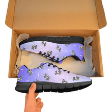 Load image into Gallery viewer, Smiling Schnauzer Delight Women's Breathable Sneakers - 7 Gradients-6
