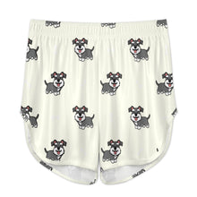 Load image into Gallery viewer, Smiling Schnauzer Delight Women's Cami and Shorts Pajama Set-12