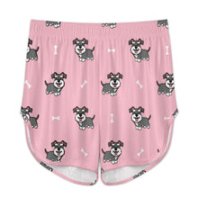 Load image into Gallery viewer, Smiling Schnauzer Delight Women's Cami and Shorts Pajama Set-16