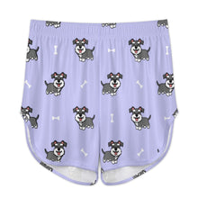 Load image into Gallery viewer, Smiling Schnauzer Delight Women's Cami and Shorts Pajama Set-20