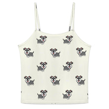 Load image into Gallery viewer, Smiling Schnauzer Delight Women's Cami and Shorts Pajama Set-9