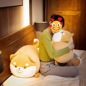 Smiling Shiba Inu Plush Soft Toy (Small to Large Size)-Soft Toy-Dogs, Home Decor, Shiba Inu, Stuffed Animal-6