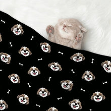 Load image into Gallery viewer, Smiling Shih Tzu Delight Blanket for Dog-Pet Furniture-24