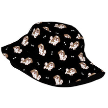 Load image into Gallery viewer, Smiling Shih Tzu Love Bucket Hat-Hats &amp; Caps-10