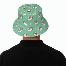 Load image into Gallery viewer, Smiling Shih Tzu Love Bucket Hat-Hats &amp; Caps-29
