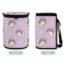 Load image into Gallery viewer, Smiling Shih Tzu Love Multipurpose Car Storage Bag - 4 Colors-Car Accessories-Bags, Car Accessories, Shih Tzu-10