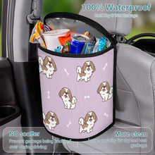 Load image into Gallery viewer, Smiling Shih Tzu Love Multipurpose Car Storage Bag - 4 Colors-Car Accessories-Bags, Car Accessories, Shih Tzu-13