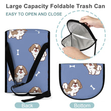 Load image into Gallery viewer, Smiling Shih Tzu Love Multipurpose Car Storage Bag - 4 Colors-Car Accessories-Bags, Car Accessories, Shih Tzu-16