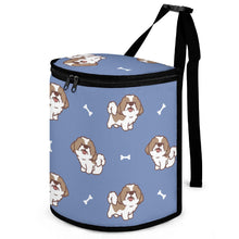 Load image into Gallery viewer, Smiling Shih Tzu Love Multipurpose Car Storage Bag - 4 Colors-Car Accessories-Bags, Car Accessories, Shih Tzu-ONE SIZE-CornflowerBlue-17