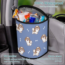 Load image into Gallery viewer, Smiling Shih Tzu Love Multipurpose Car Storage Bag - 4 Colors-Car Accessories-Bags, Car Accessories, Shih Tzu-18