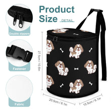 Load image into Gallery viewer, Smiling Shih Tzu Love Multipurpose Car Storage Bag - 4 Colors-Car Accessories-Bags, Car Accessories, Shih Tzu-3