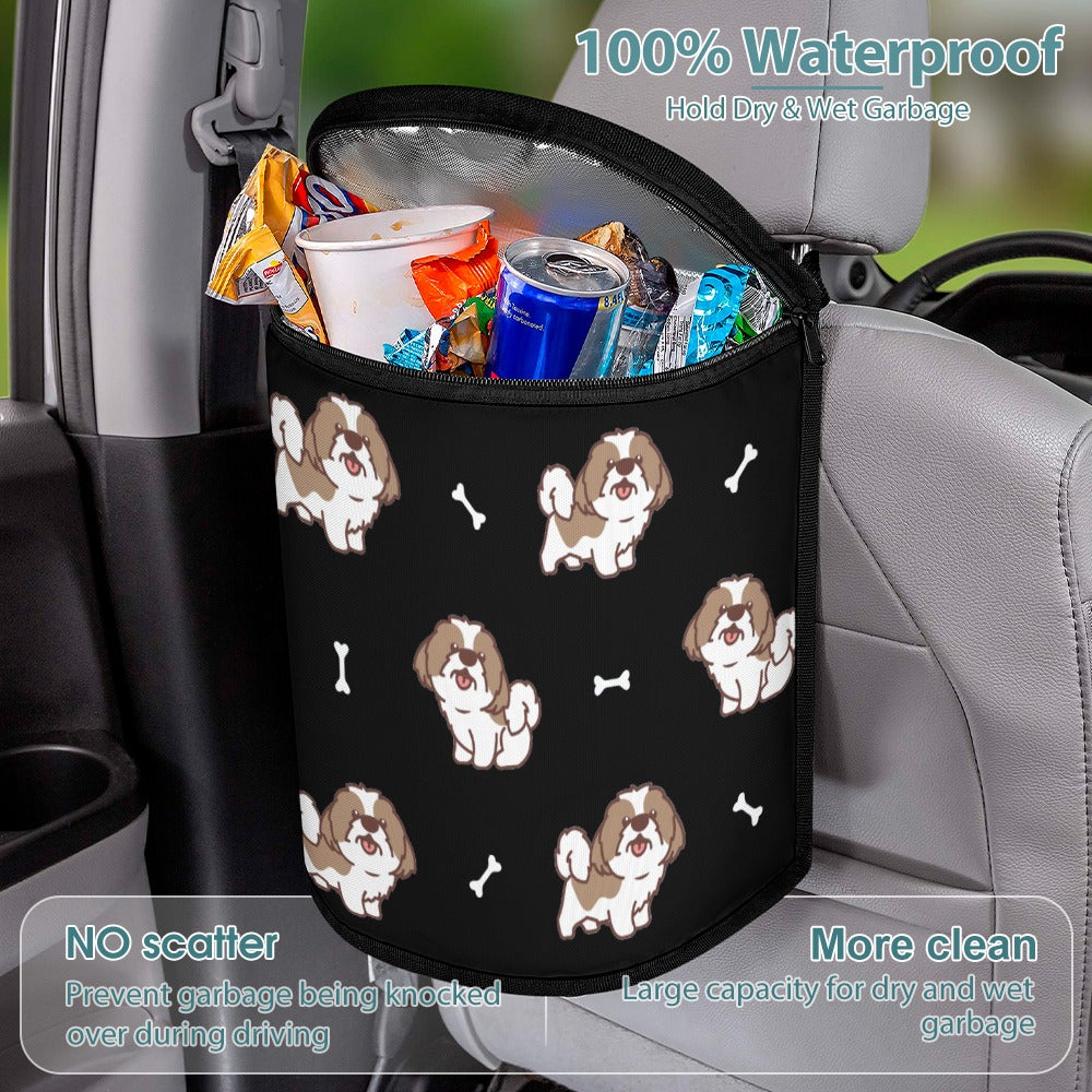 Smiling Shih Tzu Love Multipurpose Car Storage Bag - 4 Colors-Car Accessories-Bags, Car Accessories, Shih Tzu-4