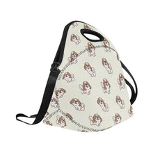 Load image into Gallery viewer, Smiling Shih Tzu Love Neoprene Lunch Bag-4