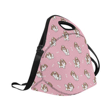 Load image into Gallery viewer, Smiling Shih Tzu Love Neoprene Lunch Bag-9