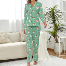 Load image into Gallery viewer, Smiling Shih Tzu Love Pajamas Set for Women-20