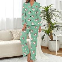 Load image into Gallery viewer, Smiling Shih Tzu Love Pajamas Set for Women-21