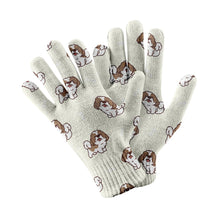 Load image into Gallery viewer, Smiling Shih Tzu Love Touch Screen Gloves-Accessories-Accessories, Dog Dad Gifts, Dog Mom Gifts, Gloves-13