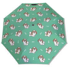 Load image into Gallery viewer, Smiling Shih Tzu Love Umbrella-Daily Accessories-6