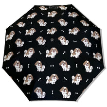 Load image into Gallery viewer, Smiling Shih Tzu Love Umbrella-Daily Accessories-1