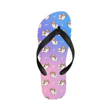 Load image into Gallery viewer, Smiling Shih Tzu Love Unisex Slippers - 9 Colors-Footwear-Accessories,Dog Dad Gifts,Dog Mom Gifts,Shih Tzu,Slippers-Neon Dream-S-15
