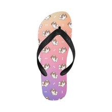 Load image into Gallery viewer, Smiling Shih Tzu Love Unisex Slippers - 9 Colors-Footwear-Accessories,Dog Dad Gifts,Dog Mom Gifts,Shih Tzu,Slippers-Tropical Radiance-S-21