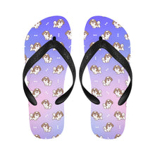 Load image into Gallery viewer, Smiling Shih Tzu Love Unisex Slippers - 9 Colors-Footwear-Accessories,Dog Dad Gifts,Dog Mom Gifts,Shih Tzu,Slippers-1