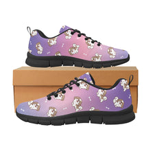 Load image into Gallery viewer, Smiling Shih Tzu Love Women's Breathable Sneakers - 7 Gradients-Footwear-Dog Mom Gifts,Shih Tzu,Shoes-17