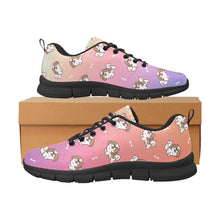 Load image into Gallery viewer, Smiling Shih Tzu Love Women's Breathable Sneakers - 7 Gradients-Footwear-Dog Mom Gifts,Shih Tzu,Shoes-26