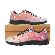 Load image into Gallery viewer, Smiling Shih Tzu Love Women's Breathable Sneakers - 7 Gradients-Footwear-Dog Mom Gifts,Shih Tzu,Shoes-33