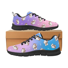 Load image into Gallery viewer, Smiling Shih Tzu Love Women's Breathable Sneakers - 7 Gradients-Footwear-Dog Mom Gifts,Shih Tzu,Shoes-9