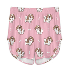 Load image into Gallery viewer, Smiling Shih Tzu Love Women's Cami and Shorts Pajama Set-8