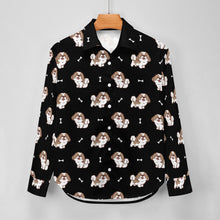 Load image into Gallery viewer, Smiling Shih Tzu Love Women's Shirt-28